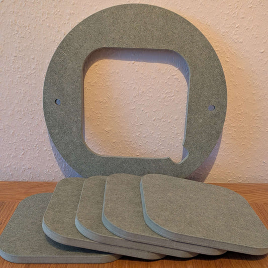 Bat System Set Ø305 mm mit 5 Einlegeplatten 175x175 mm – Toepferliese