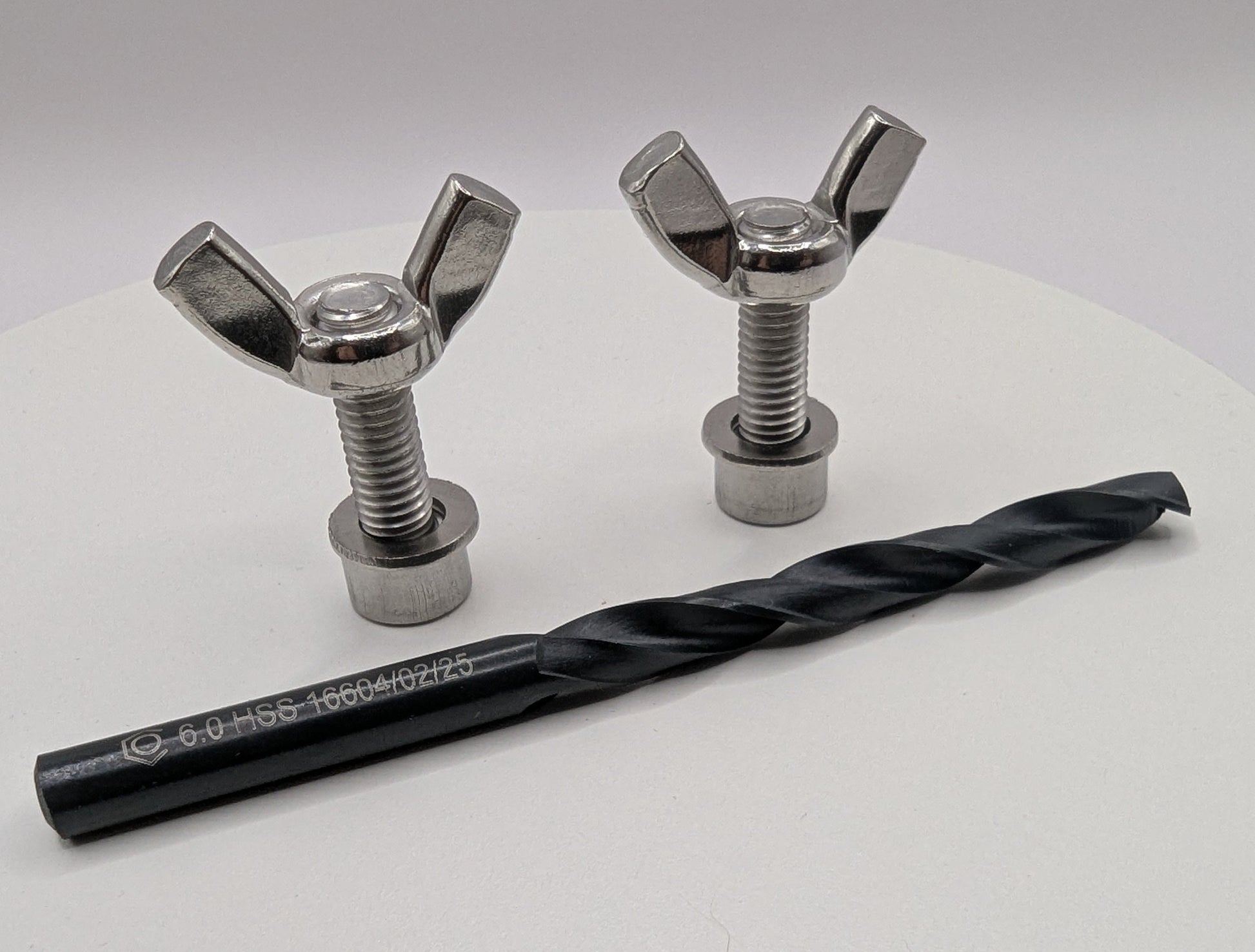Bat Pins Set aus Edelstahl mit passendem Bohrer für Töpferscheiben